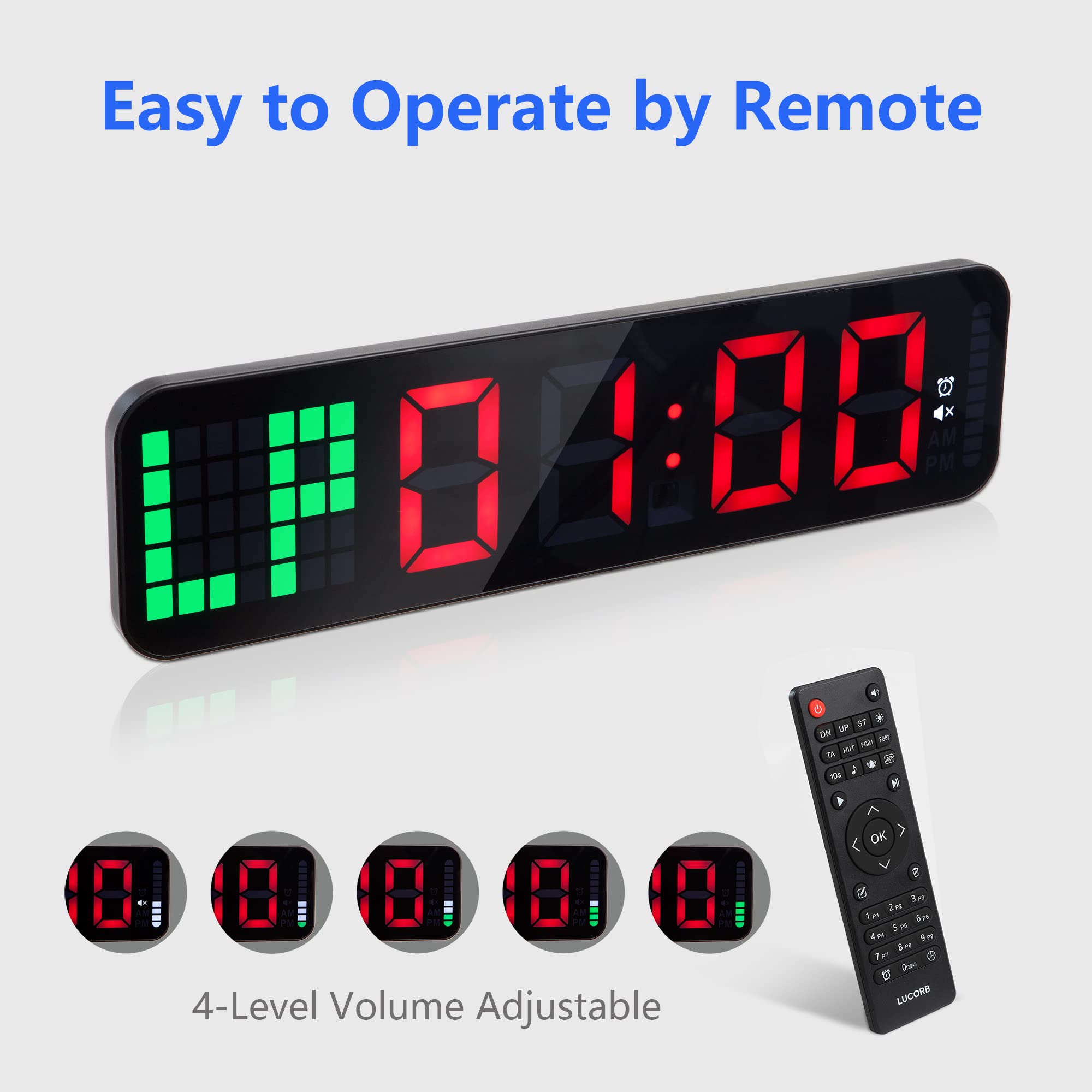YZ ジムタイマー、スタート/ストップボタン付きジムクロック Amazon.com: YZ Gym Clock for Home Gym with Start/Stop Button